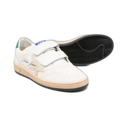 Golden Goose Kids Ball Star Touch-Strap Sneakers