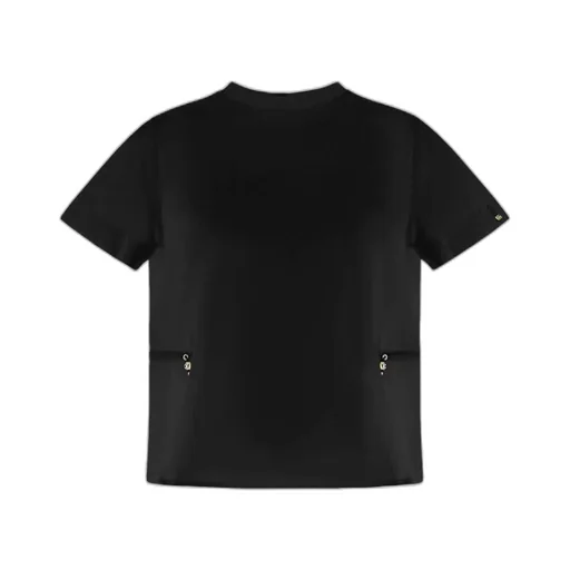 Herno Contrast-Panel Drawstring Waist T-Shirt