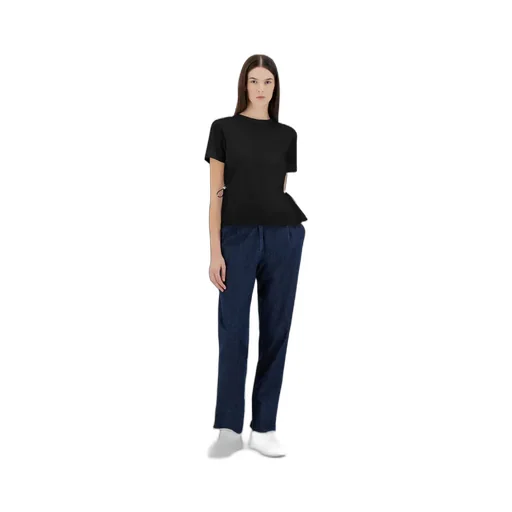Herno Contrast-Panel Drawstring Waist T-Shirt