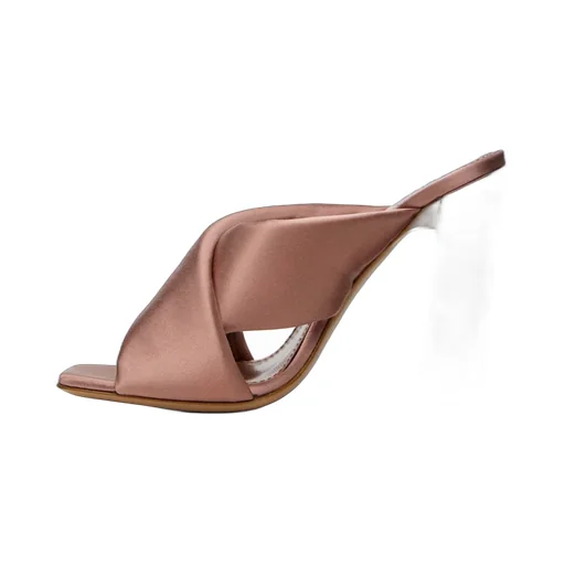 Dafne 110Mm Satin Mules