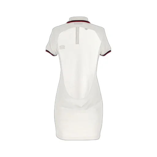 Dsquared2 Logo Embroidered Maxi Cut Out Polo Dress