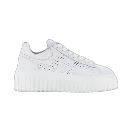 Hogan Logo-Perforated Chunky Sneakers