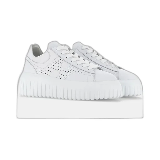 Hogan Logo-Perforated Chunky Sneakers