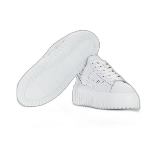 Hogan Logo-Perforated Chunky Sneakers