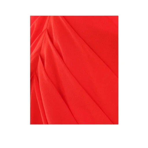 Butterfly Crepe Asymmetric Dress