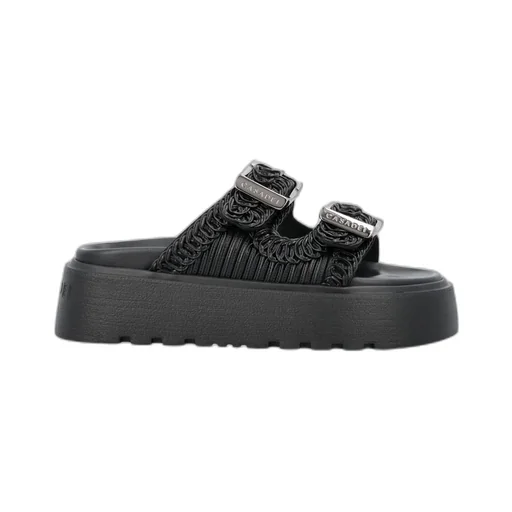 Casadei Double-Strap Slip-On Sandals