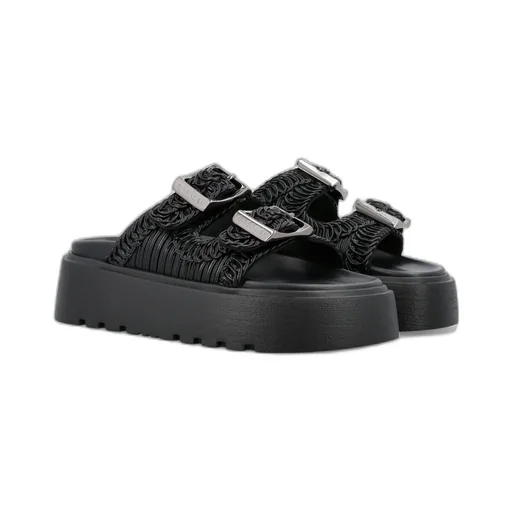 Casadei Double-Strap Slip-On Sandals