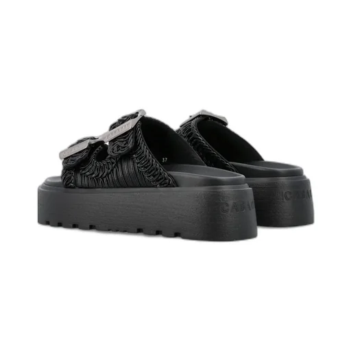 Casadei Double-Strap Slip-On Sandals