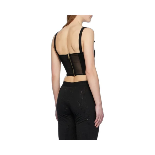 Buckle-Straps Corset Tank Top