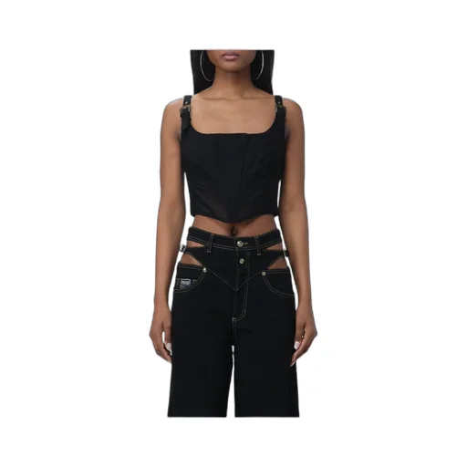 Buckle-Straps Corset Tank Top