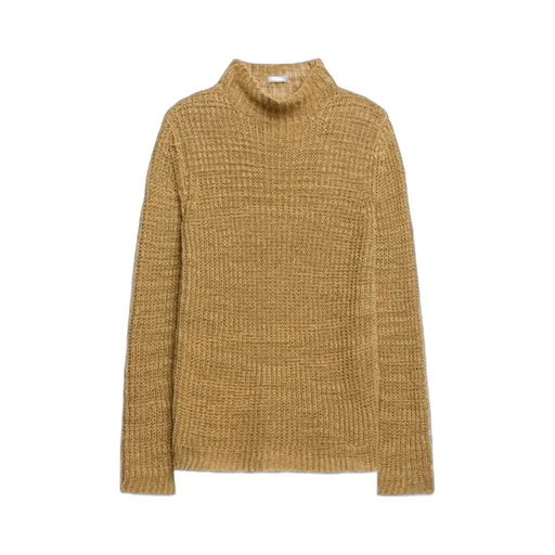 High-Necked Long-Sleeved Sweater