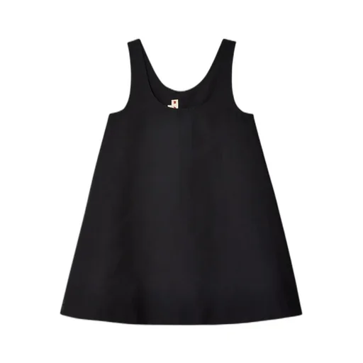 Sleeveless Cotton Minidress