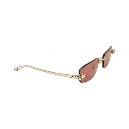 Cartier Geometric Frame Sunglasses