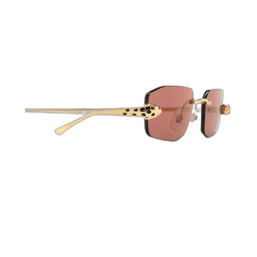 Cartier Geometric Frame Sunglasses