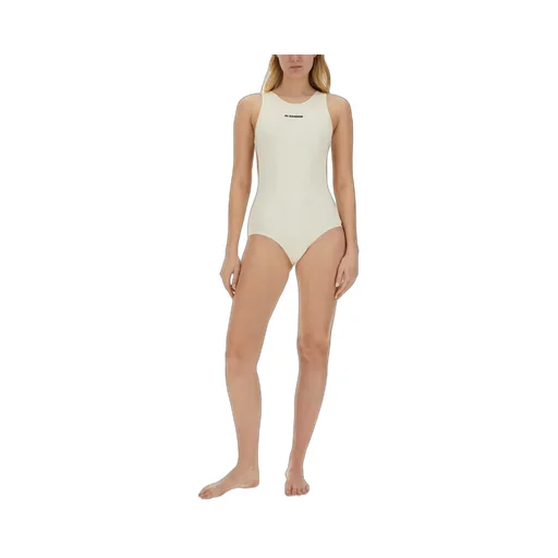 Jil Sander+ Logo Printed One-Piece Swimsuit