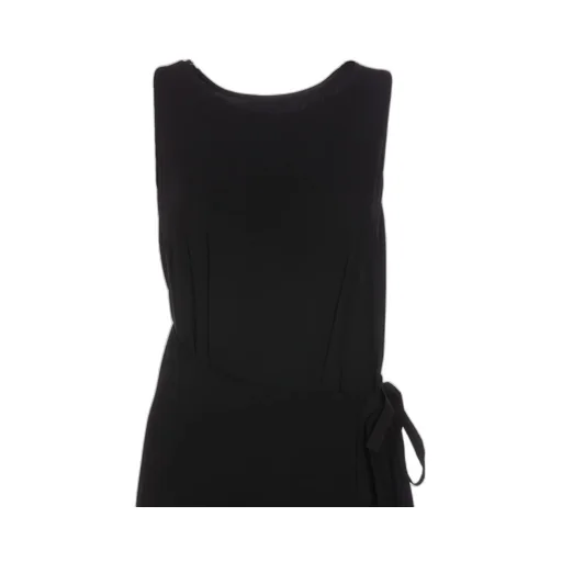 Mm6 Maison Margiela Belted Sleeveless Maxi Dress