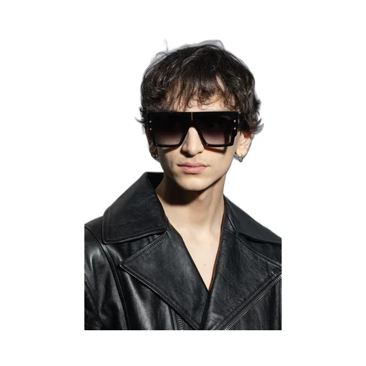 B-Grand Rectangle-Frame Gradient Sunglasses