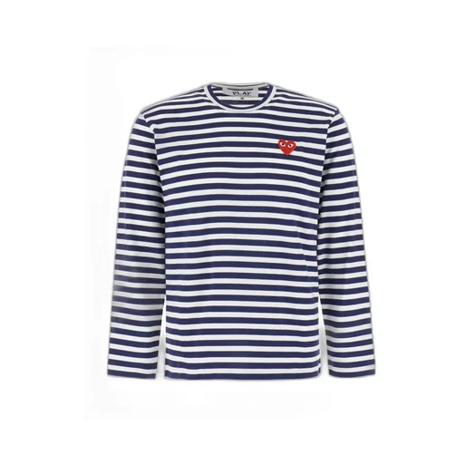Comme Des GarÇOns Play Striped Crewneck T-Shirt