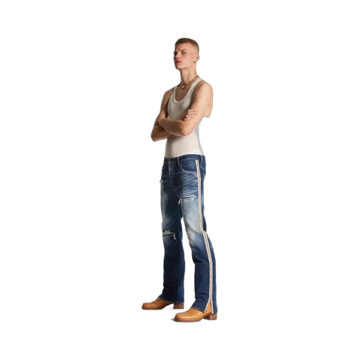 Dsquared2 Straight-Leg Distressed Jeans