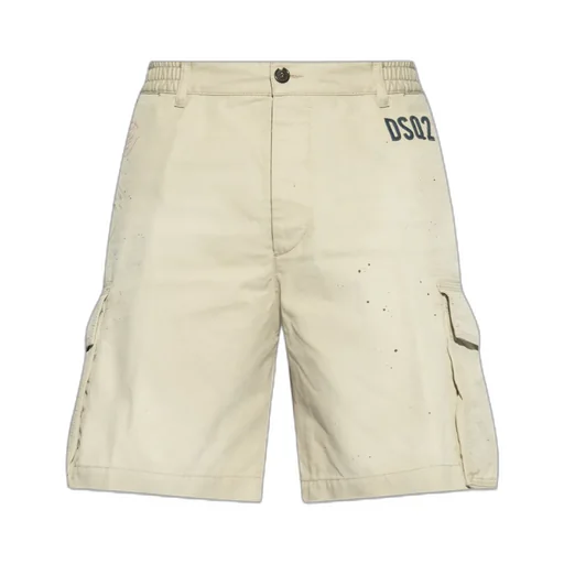 Dsquared2 Logo Printed Cargo Shorts