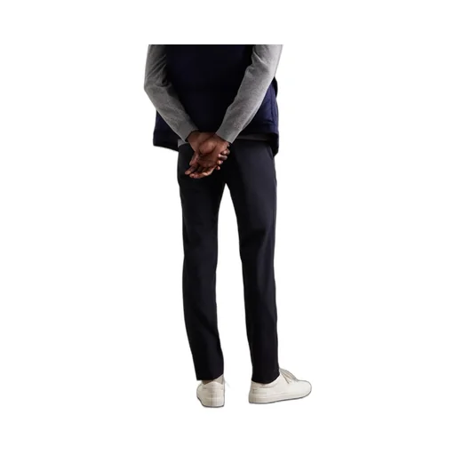 Mid-Waist Slim-Fit Trousers