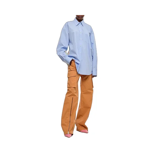 Stella Mccartney Straight-Leg Ankle-Zip Cargo Pants