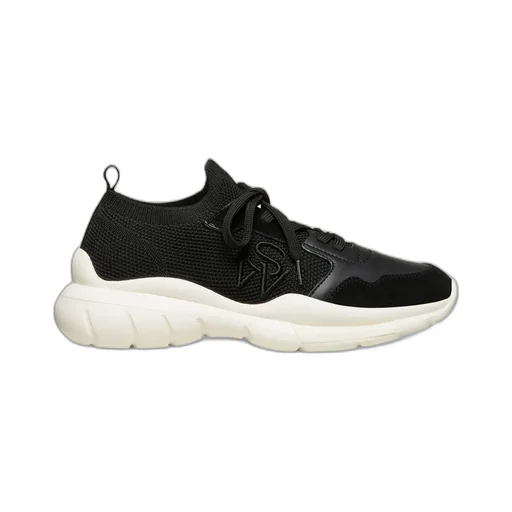 Stuart Weitzman Logo Embroidered Mesh Sneakers