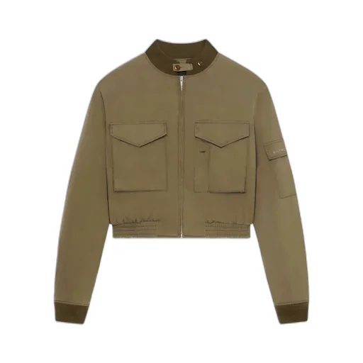 Givenchy Logo Embroidered Bomber Jacket
