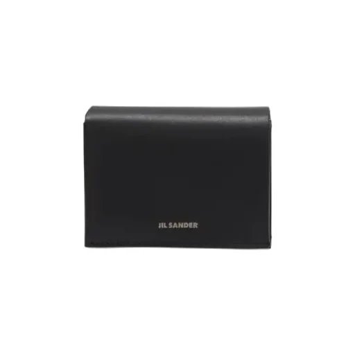 Jil Sander Logo-Embossed Tri-Fold Wallet