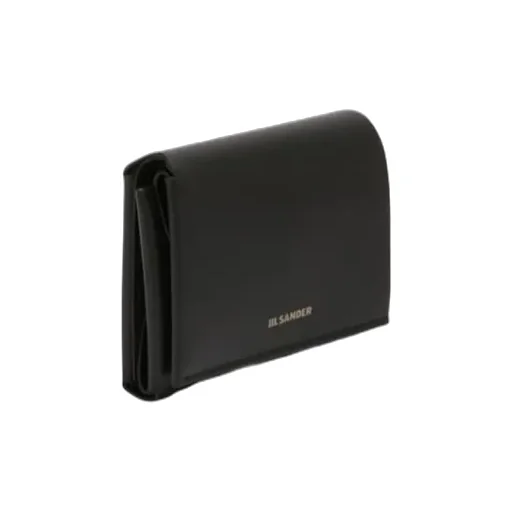 Jil Sander Logo-Embossed Tri-Fold Wallet