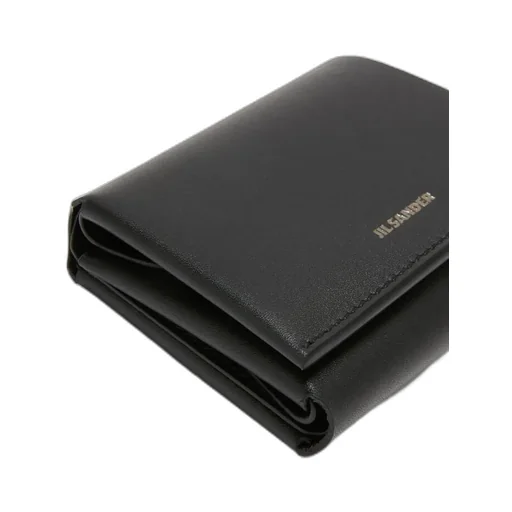 Jil Sander Logo-Embossed Tri-Fold Wallet