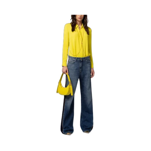 Elisabetta Franchi Body-Chain Detail Long-Sleeved Shirt