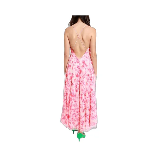 A Dress With A Halter And Bare Back