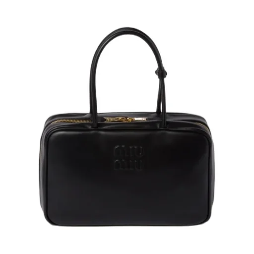 Miu Miu Logo-Embossed Zipped Handbag