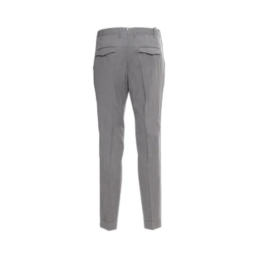 Pt Torino Turn-Up Hem Straight-Leg Trousers