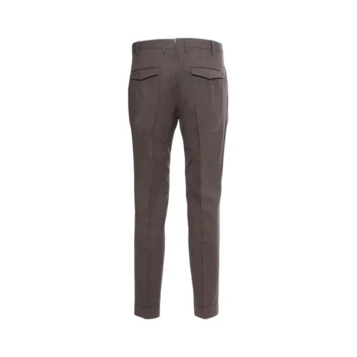 Pt Torino Turn-Up Hem Straight-Leg Trousers