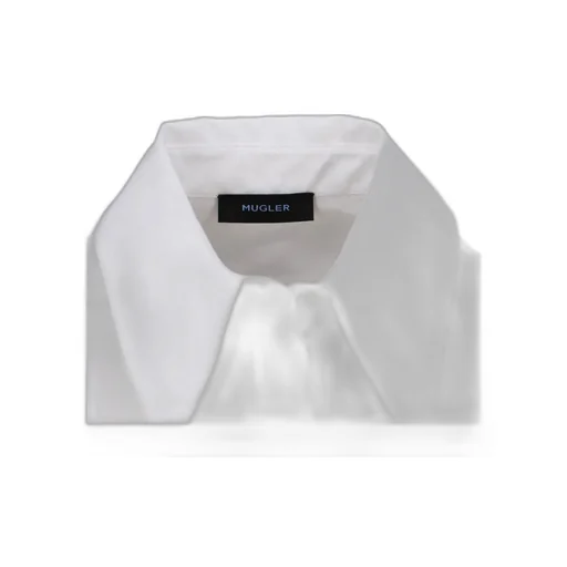 Mugler Ruched Corset-Waist Shirt