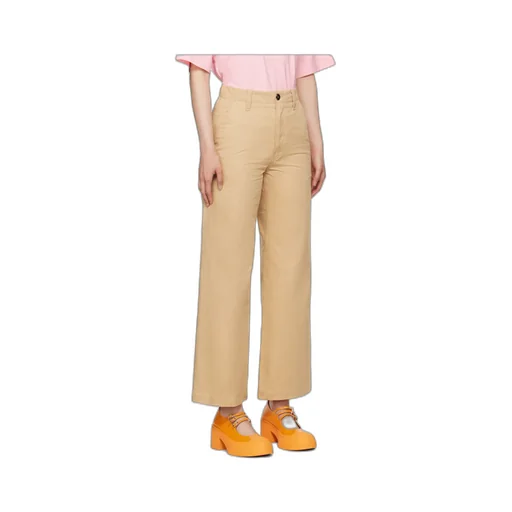 Mid-Rise Wide-Leg Trousers