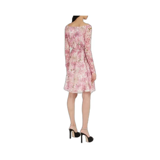 V-Neck Long-Sleeved Dress
