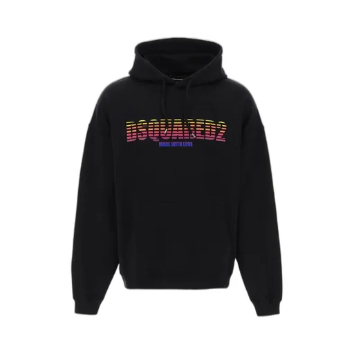 Dsquared2 Logo-Printed Drawstring Hoodie