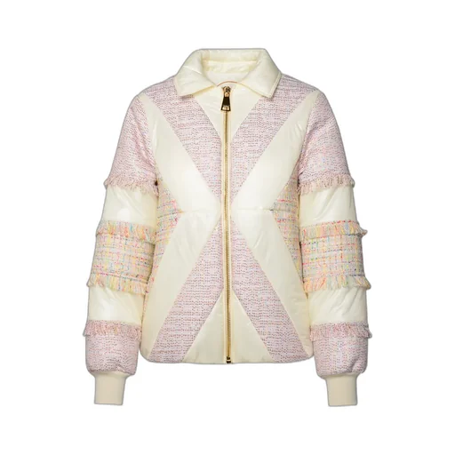 Khrisjoy Patchwork Tweed Down Jacket