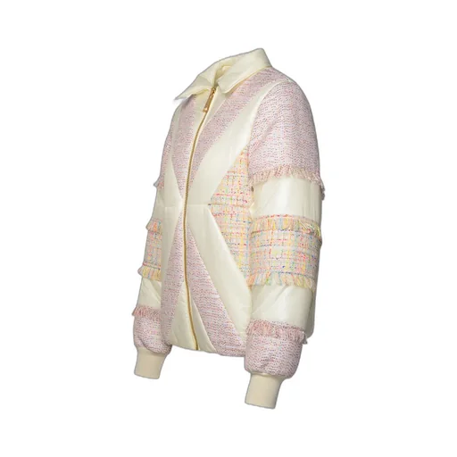 Khrisjoy Patchwork Tweed Down Jacket