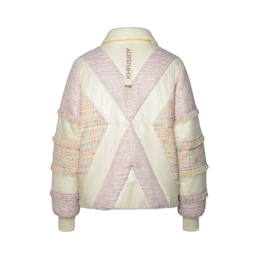 Khrisjoy Patchwork Tweed Down Jacket