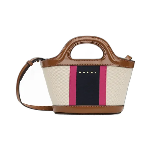 Marni Logo Embroidered Top Handle Bag