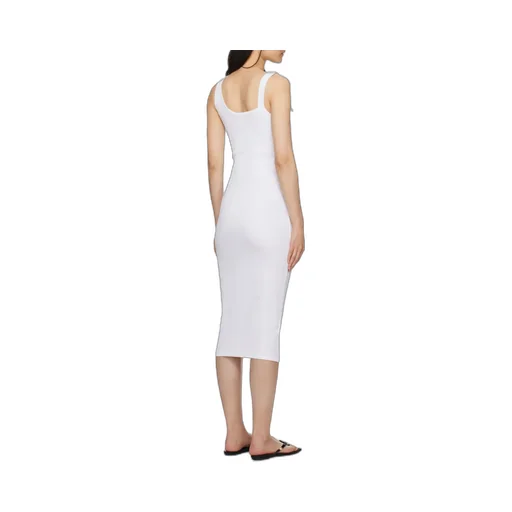 Ribbed-Knit Midi Dress