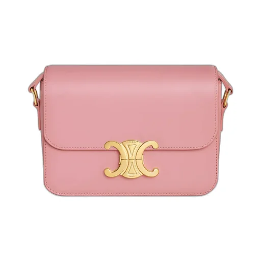 Teen Triomphe Bag In Shiny Calfskin