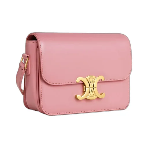 Teen Triomphe Bag In Shiny Calfskin