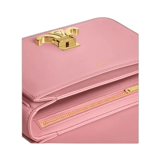 Teen Triomphe Bag In Shiny Calfskin