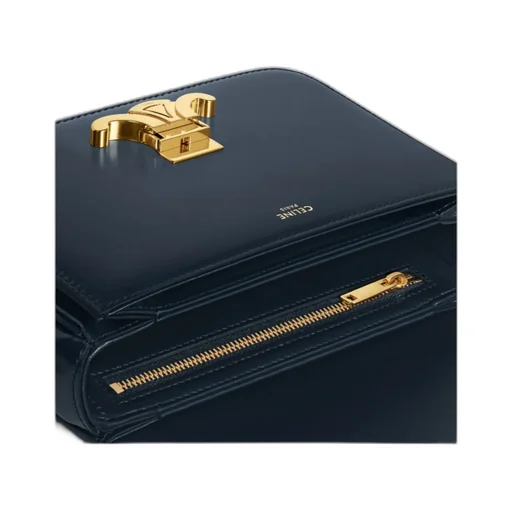Teen Triomphe Bag In Shiny Calfskin