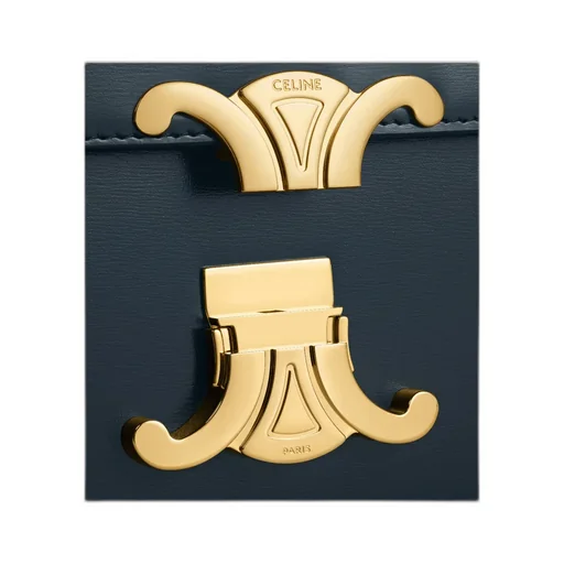 Teen Triomphe Bag In Shiny Calfskin